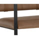 Garrett Cognac Leather Office Chair